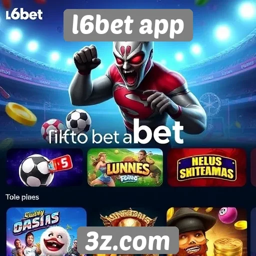 Variedade de jogos oferecidos no l6bet app